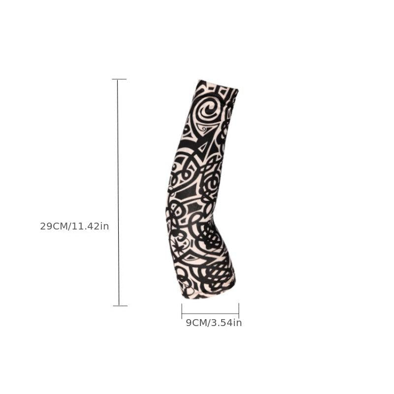 Cycling Sports Tattoo Sun Protection UV Tattoo Sleeve For Men