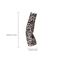 Cycling Sports Tattoo Sun Protection UV Tattoo Sleeve For Men