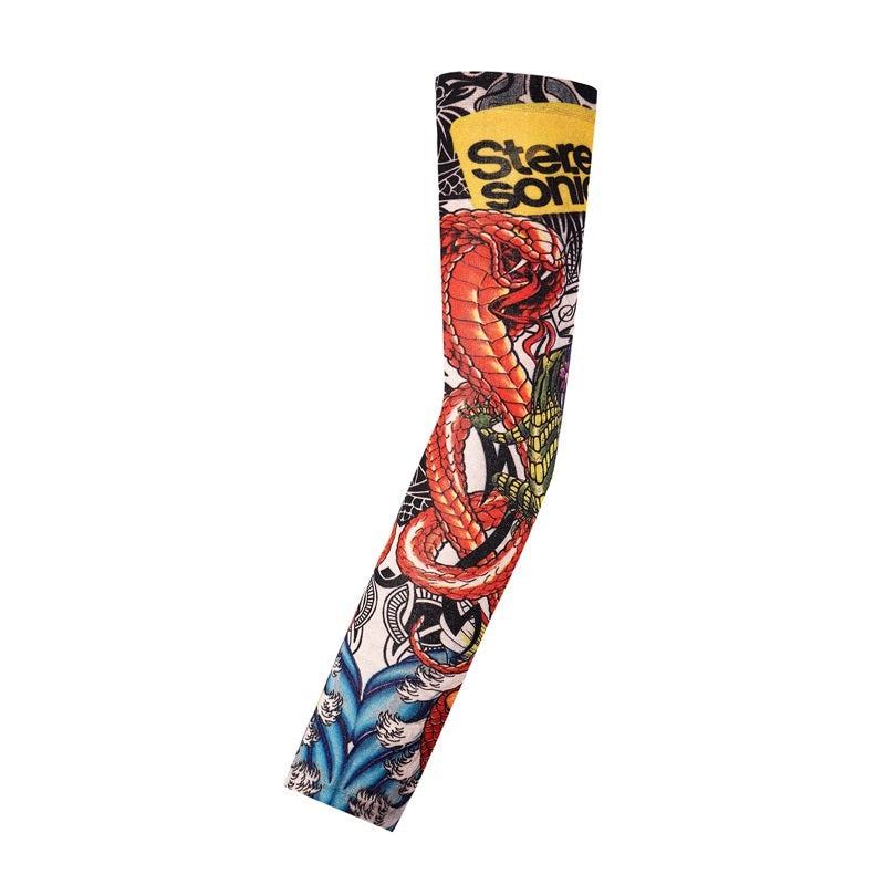 Cycling Sports Tattoo Sun Protection UV Tattoo Sleeve For Men