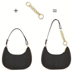 Rhombus Alloy Extension Chain For Men's Bag