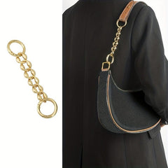 Rhombus Alloy Extension Chain For Men's Bag