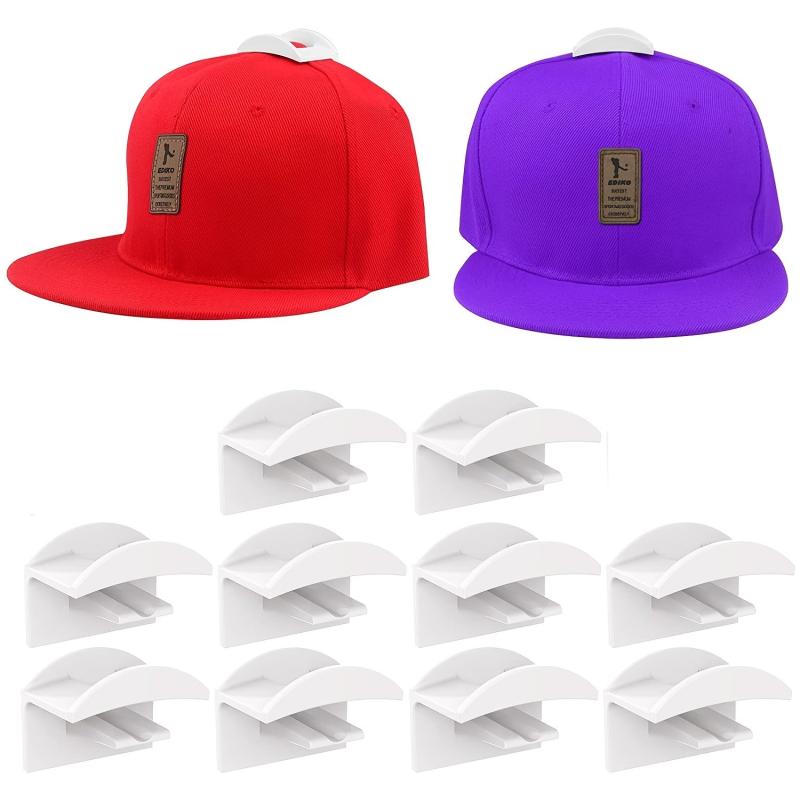 Adhesive Hat Hooks For Wall - Minimalist Hat Rack - Strong Hold Hat Hangers