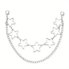 Butterfly Double Chain Street Shot Pants Bag Chain