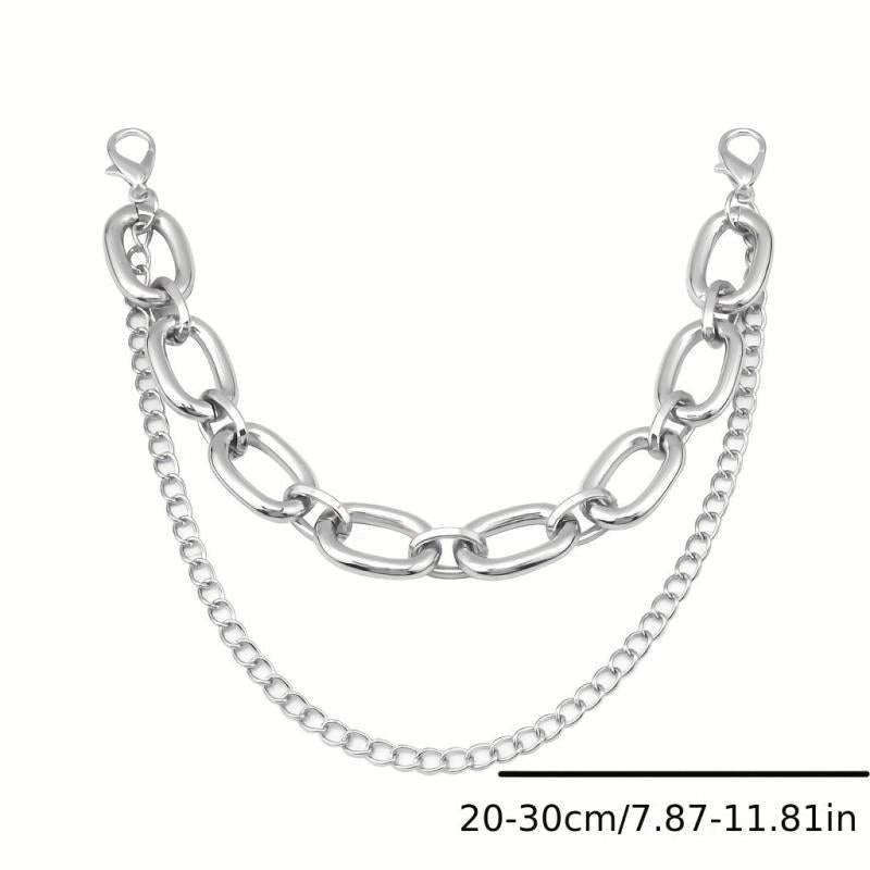 Butterfly Double Chain Street Shot Pants Bag Chain