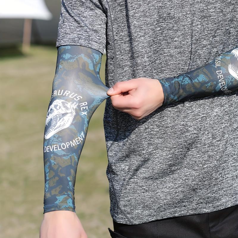 Colorful Tattoo Arm Sleeves and Face Towel Set