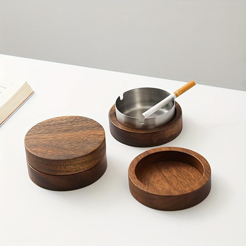 Retro Portable Ashtray for Home Office Outdoor Indoor Party