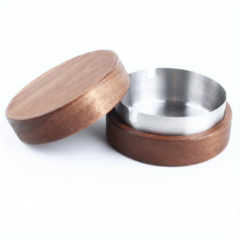 Retro Portable Ashtray for Home Office Outdoor Indoor Party