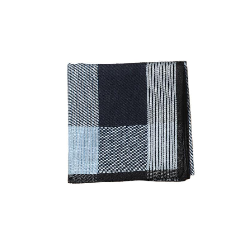6pcs Men's Lightweight Stripe Pocket Handkerchief