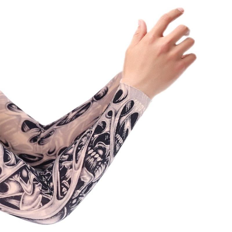 Flower Arm Tattoo Sleeves Sun UV Protection Arm Warmers