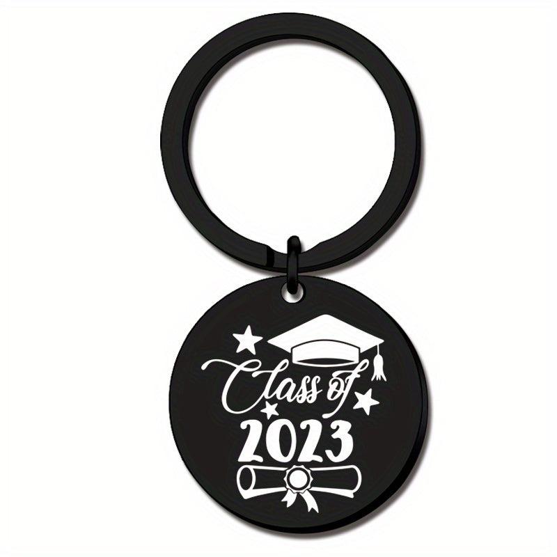 Graduation Keychain Stainless Steel Inspirational Gift