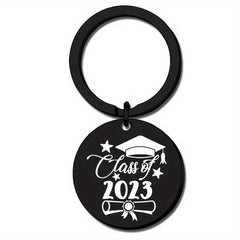 Graduation Keychain Stainless Steel Inspirational Gift