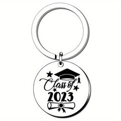Graduation Keychain Stainless Steel Inspirational Gift