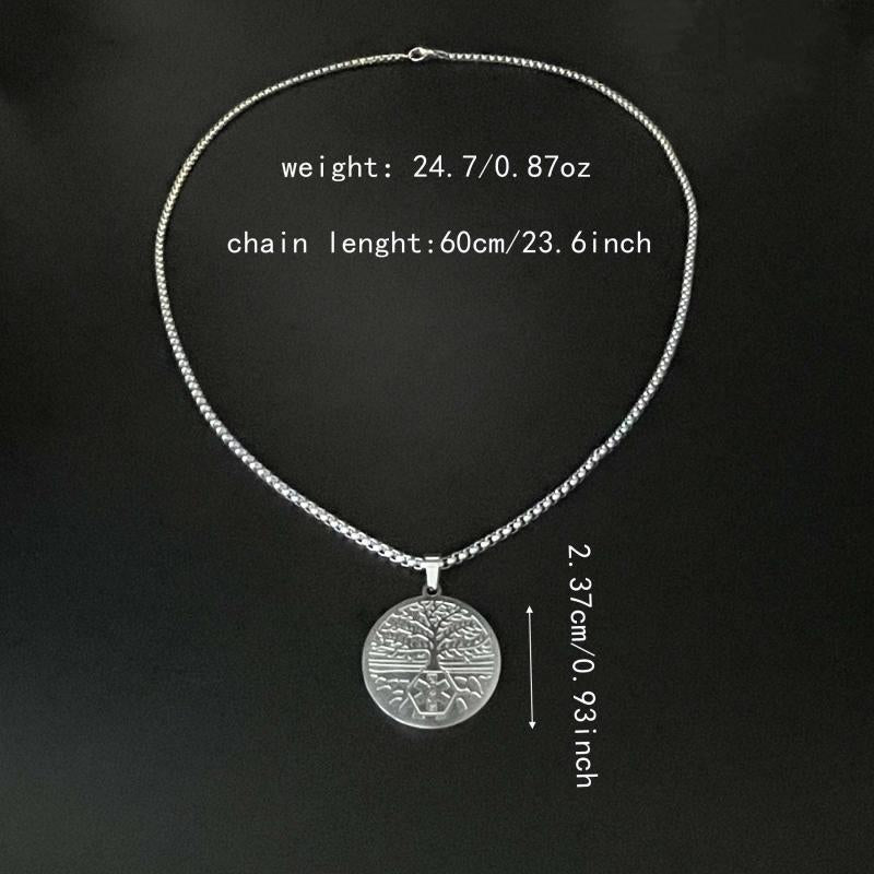 Stainless Steel Necklace Men's Party Jewelry