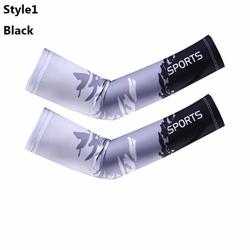Arm Sleeves Warmers Sports Sun UV Protection Cooling Running Fishing Cycling