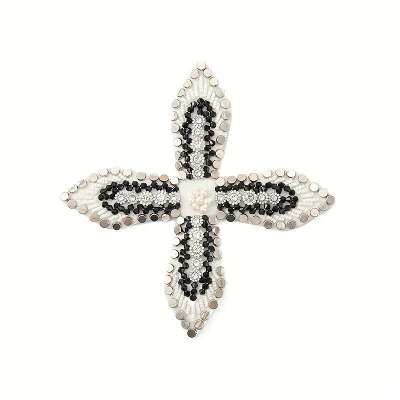 Artificial Diamond Chunky Bead Sewing Patch