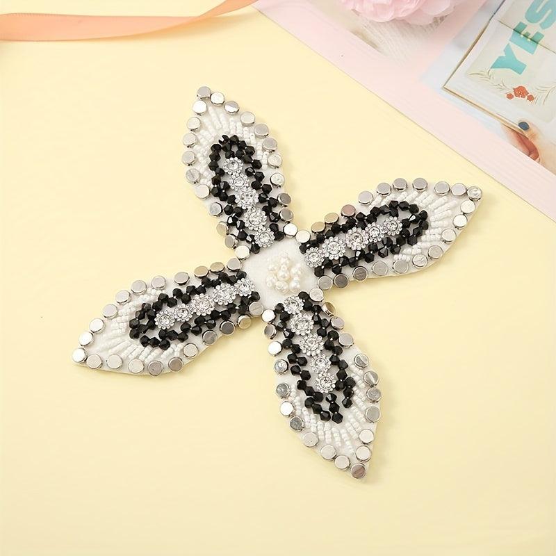 Artificial Diamond Chunky Bead Sewing Patch