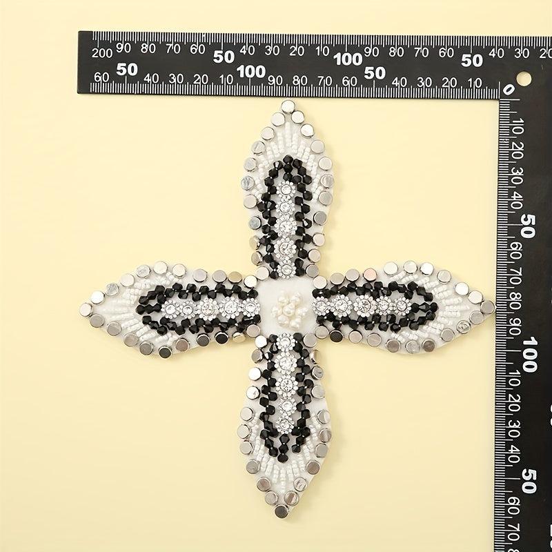 Artificial Diamond Chunky Bead Sewing Patch