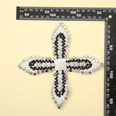 Artificial Diamond Chunky Bead Sewing Patch