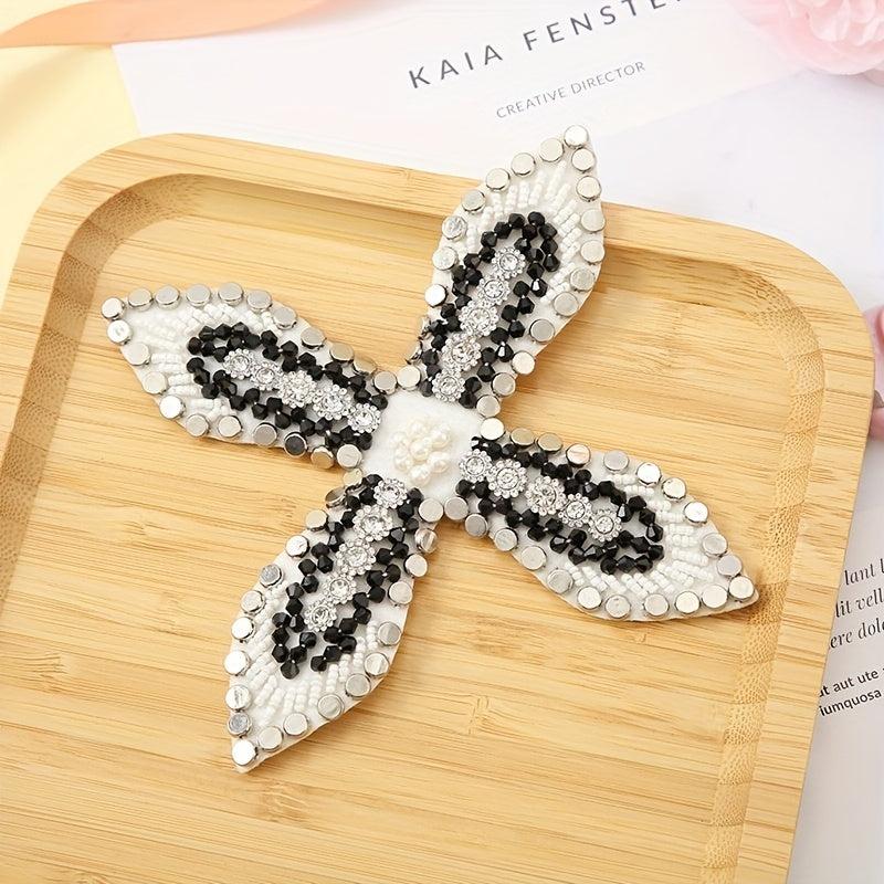 Artificial Diamond Chunky Bead Sewing Patch