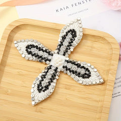 Artificial Diamond Chunky Bead Sewing Patch