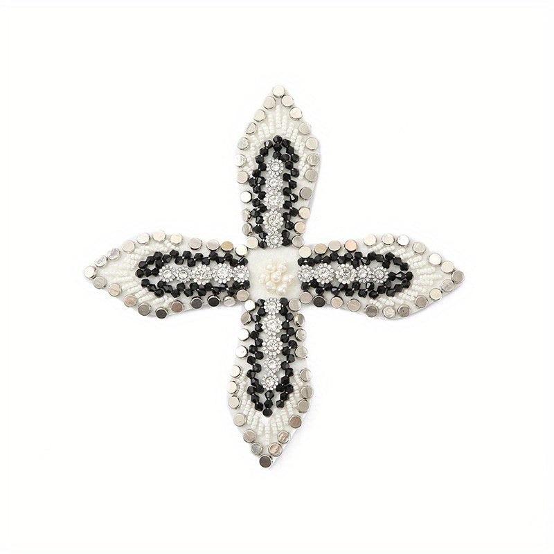 Artificial Diamond Chunky Bead Sewing Patch