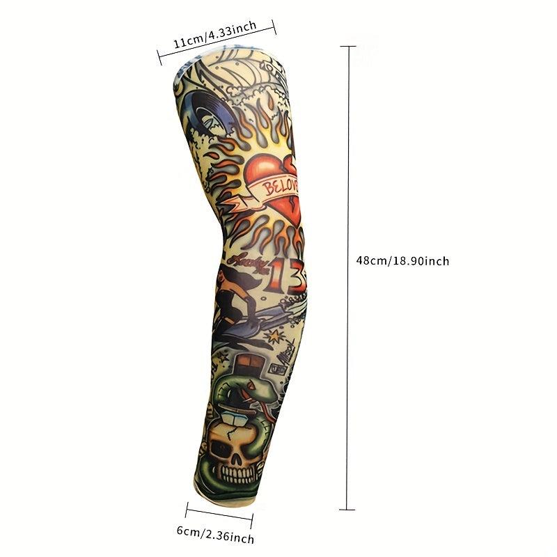 Men's Sunscreen Bleach Art Sleeve for Outdoor Daily Travel