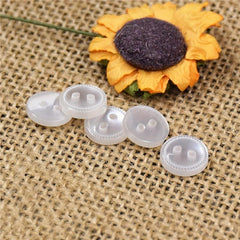10PCS Resin Real Wave Pearl Laser Pattern Buttons Shirt Studs 059