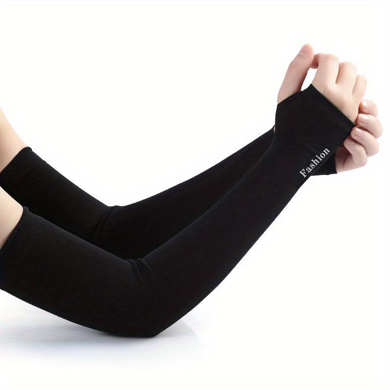 Unisex Ice Silk Arm Sleeve Sun Screen UV Protective Arm Cover