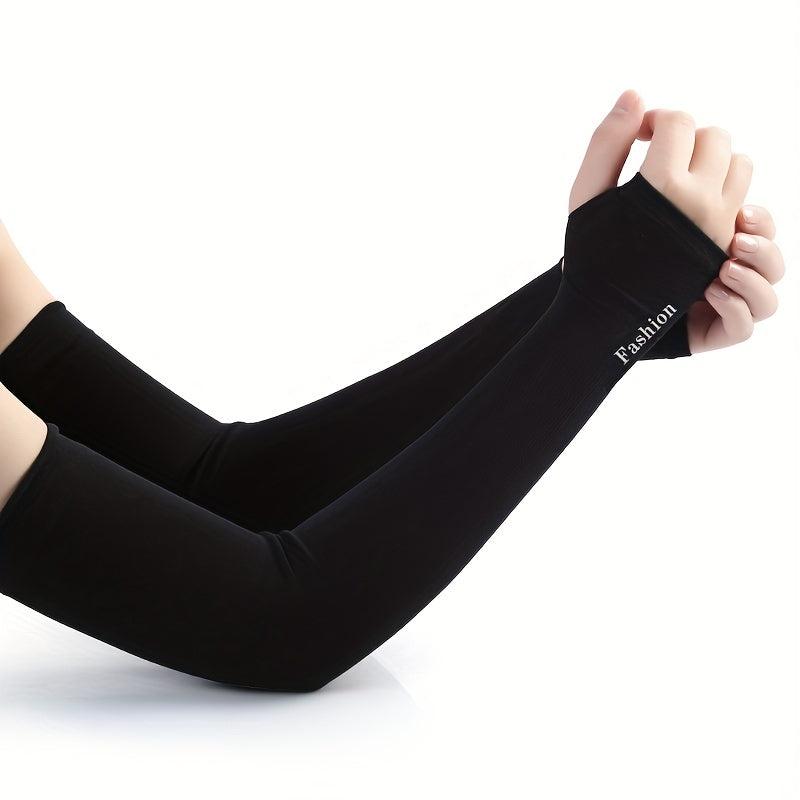 Unisex Ice Silk Arm Sleeve Sun Screen UV Protective Arm Cover