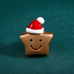 Men's Christmas Red Pin - Festive Holiday Style