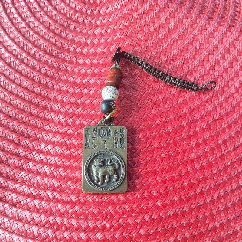 Brass 12 Zodiac Buddha Charms DIY Jewelry Accessories