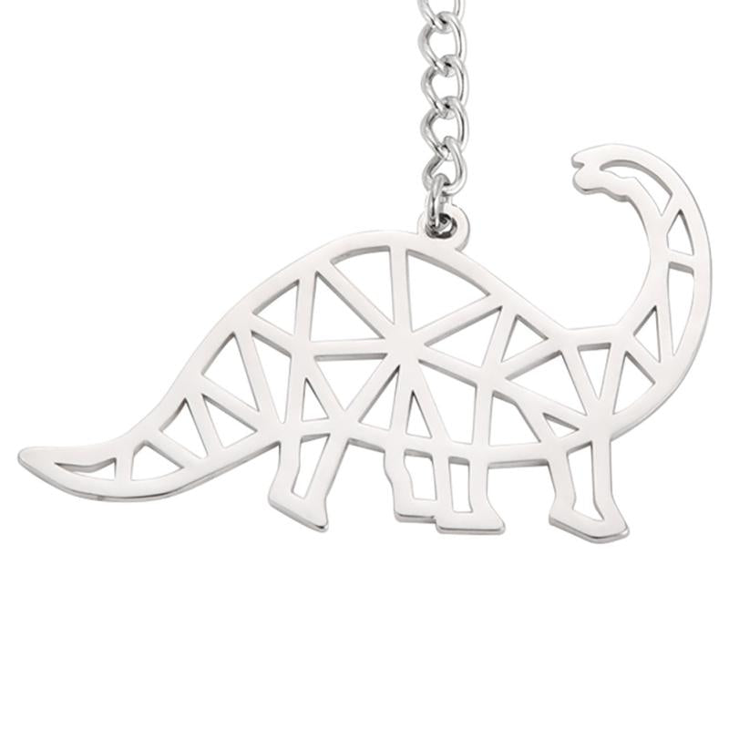 COOLTIME Stainless Steel Brachiosaurus Keychain