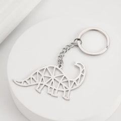 COOLTIME Stainless Steel Brachiosaurus Keychain
