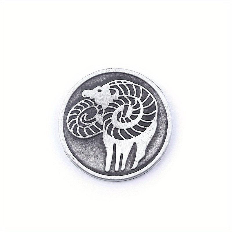 Alloy Coin Keychain Protagonist Tattoo Memorial Coin Key Chain Collect