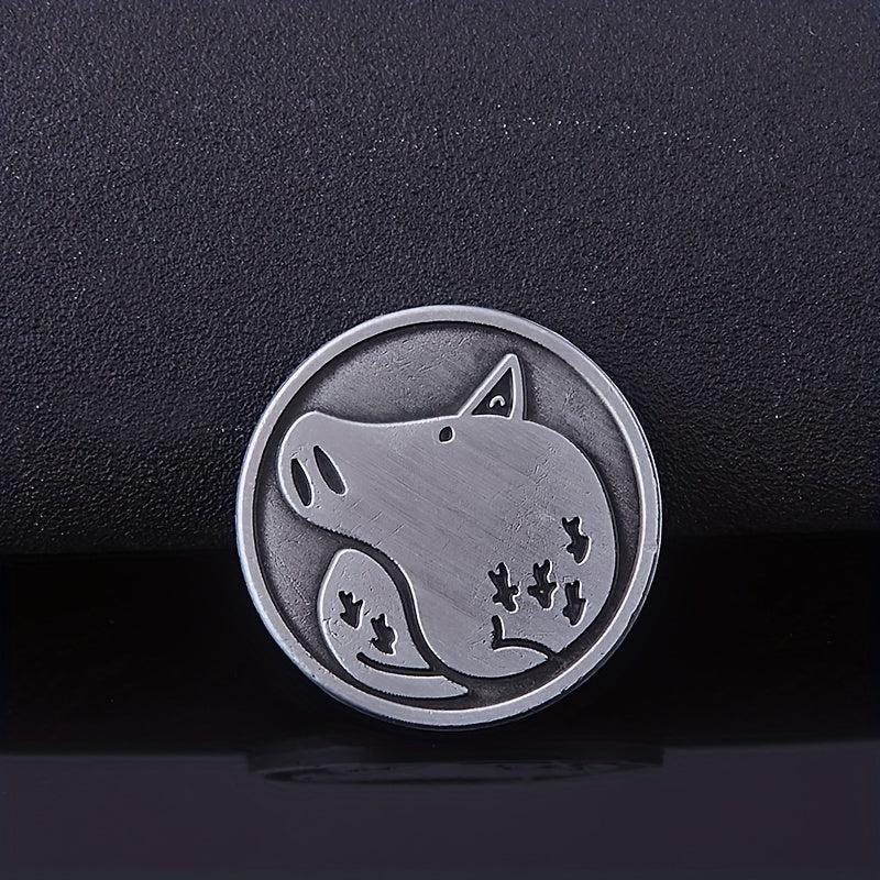Alloy Coin Keychain Protagonist Tattoo Memorial Coin Key Chain Collect