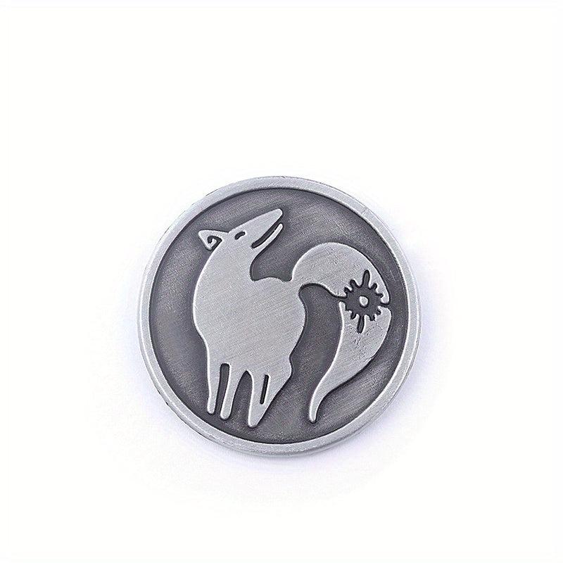 Alloy Coin Keychain Protagonist Tattoo Memorial Coin Key Chain Collect