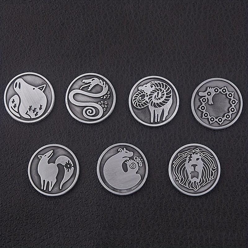 Alloy Coin Keychain Protagonist Tattoo Memorial Coin Key Chain Collect