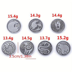 Alloy Coin Keychain Protagonist Tattoo Memorial Coin Key Chain Collect