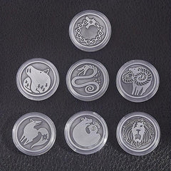 Alloy Coin Keychain Protagonist Tattoo Memorial Coin Key Chain Collect