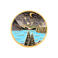 Men's Vintage Brooch for Backpack Jeans
