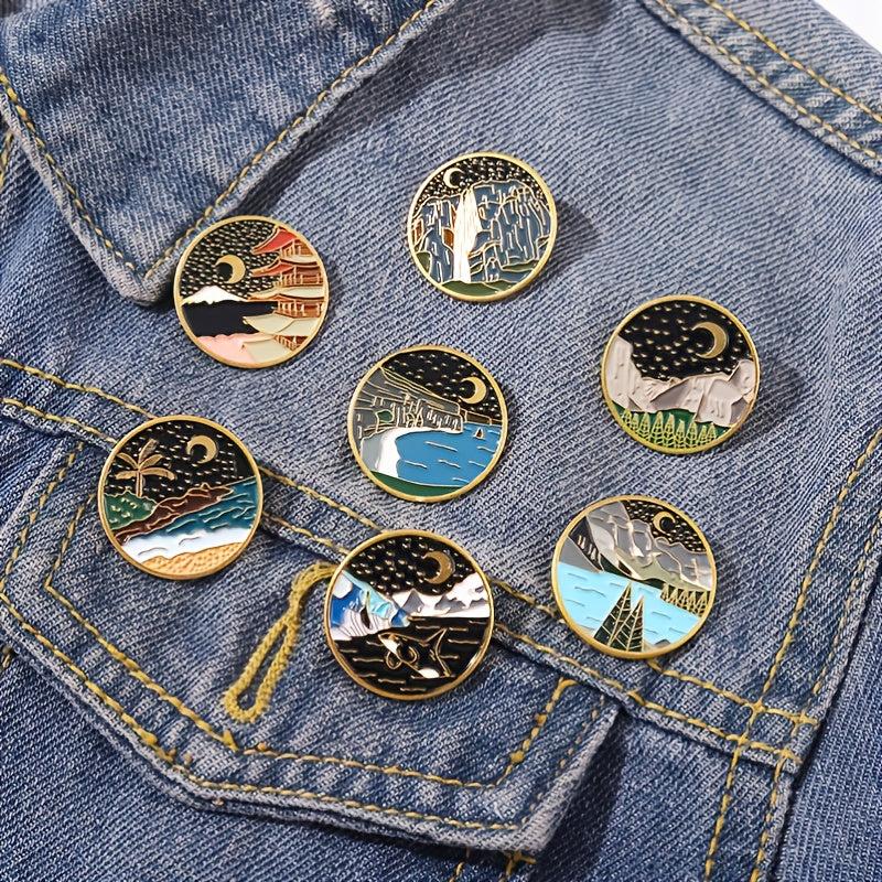 Men's Vintage Brooch for Backpack Jeans