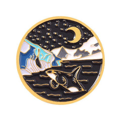 Men's Vintage Brooch for Backpack Jeans