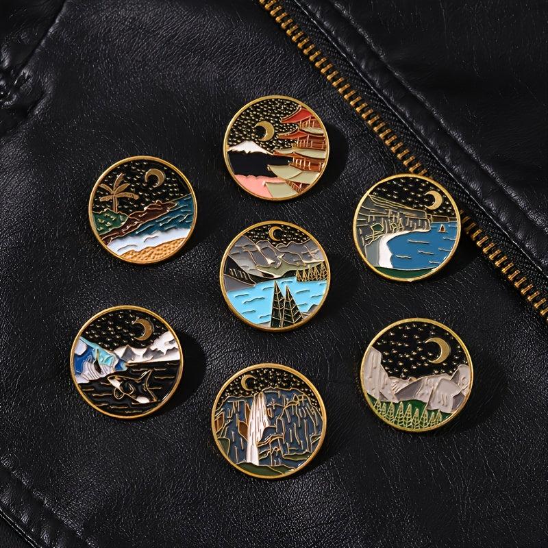 Men's Vintage Brooch for Backpack Jeans