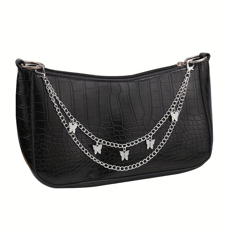 Butterfly Cross Charm Chain Layered Waist Tassel Chain Punk Accessories