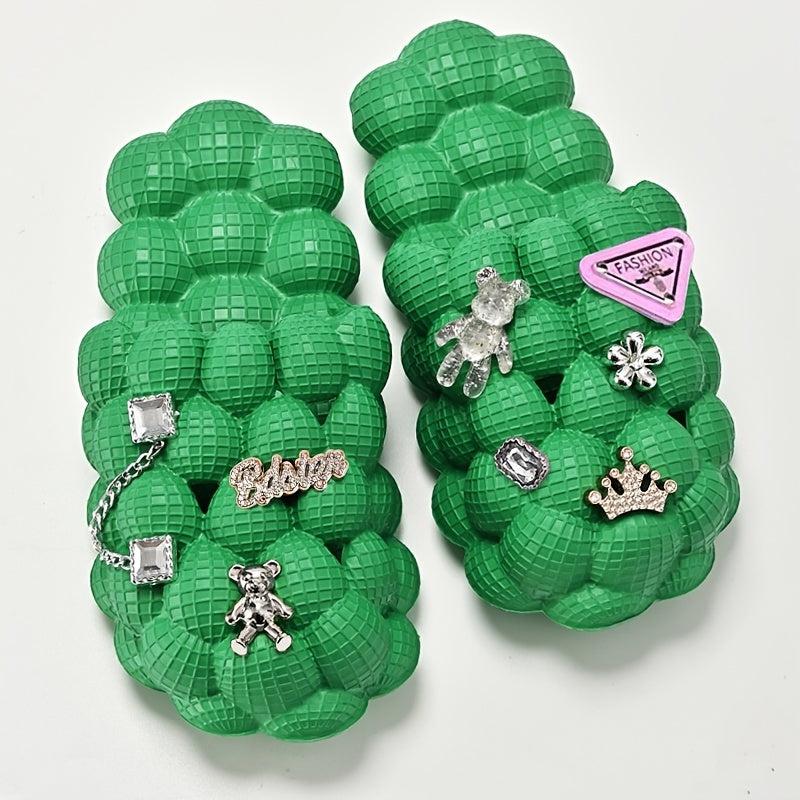 8 Pcs Flower Shoe Accessories for Shoes with Holes