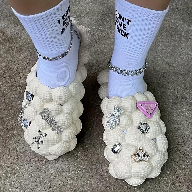 8 Pcs Flower Shoe Accessories for Shoes with Holes
