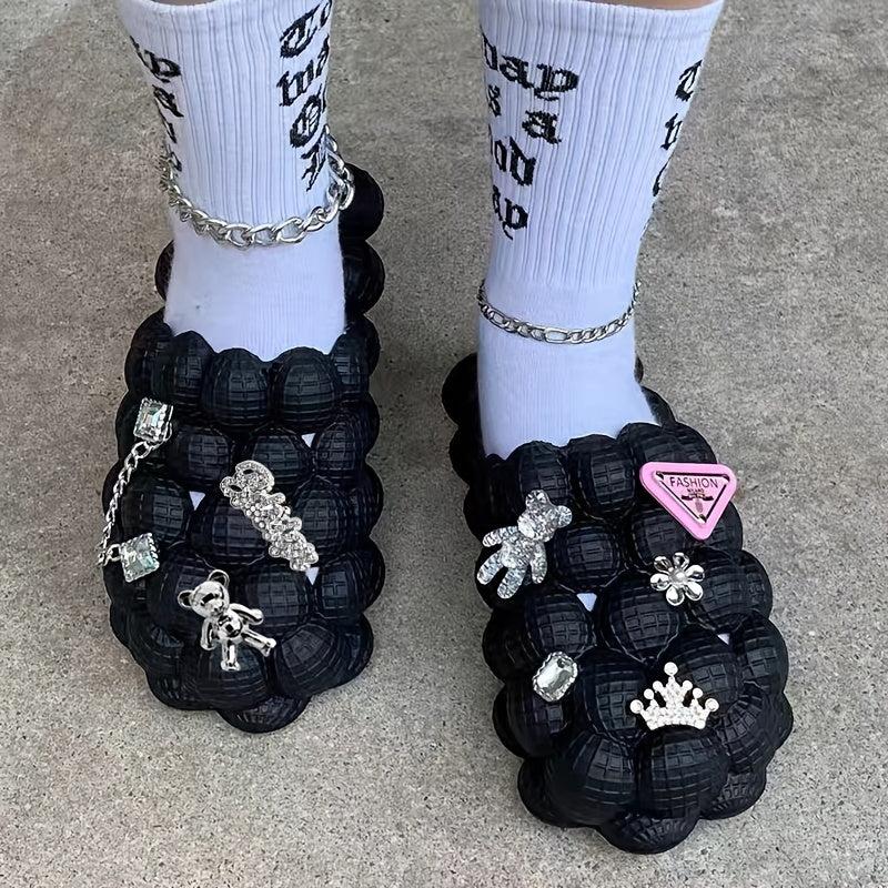 8 Pcs Flower Shoe Accessories for Shoes with Holes