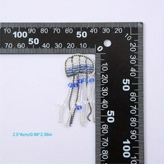Ocean Animal Faux Pearl Beads Sequin Patch DIY Sewing Patch Sticker