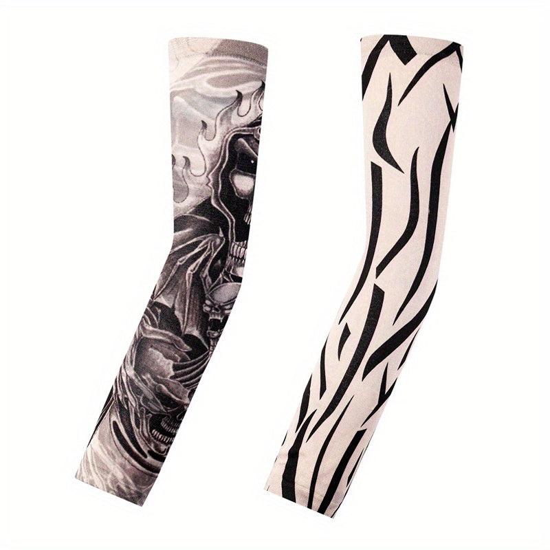 Cool Tattoo Sleeve for Sun Protection While Riding or Driving