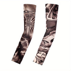 Cool Tattoo Sleeve for Sun Protection While Riding or Driving